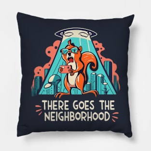 UFO Squirrel Pillow