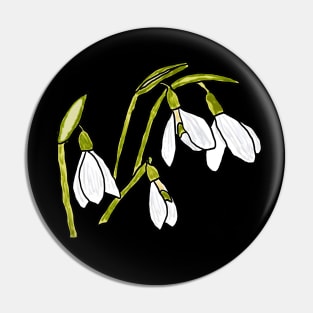 Snowdrops Pin