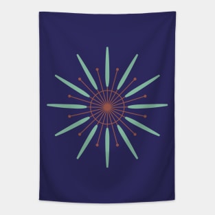 Mid-Mod Starburst Tapestry