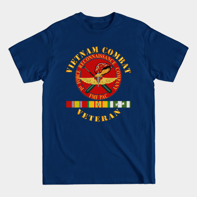 Vietnam Combat Veteran - 1st Force Recon Co w VN SVC - Combat - T-Shirt Vietnam Combat Veteran - 1st Force Recon Co w VN SVC - Combat - T-Shirt