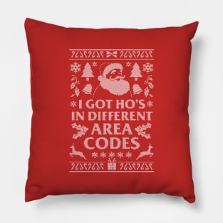 Ugly Sweater / Area Codes Pillow