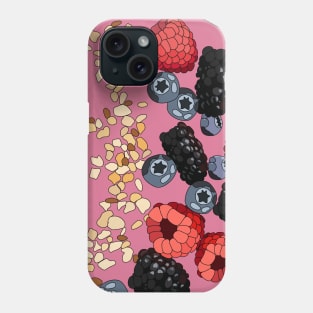 Pink Smoothie Bowl Phone Case