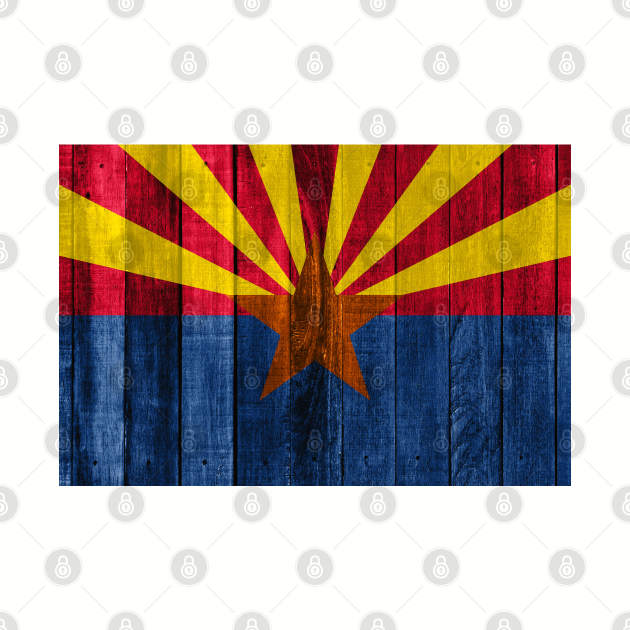 Flag of Arizona - Wood by DrPen