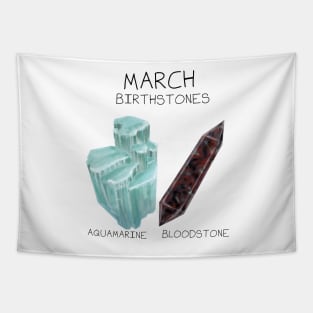 March Birthstones Pack - Aqaumarine and Bloodstone Tapestry