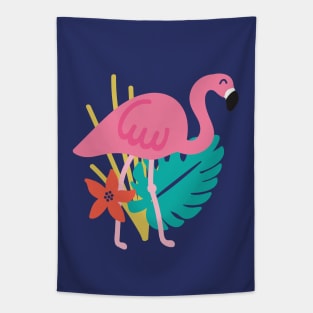 Tropical Flamingo Tapestry