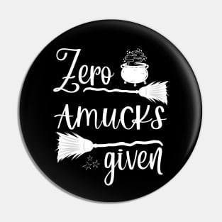 Amuck Hocus Pocus Halloween Pin