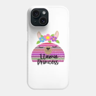 Vintage Llama Face Design - Phone Case