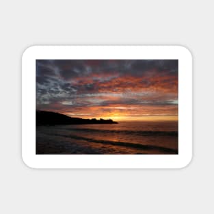 St Ives Sunset, Cornwall Magnet