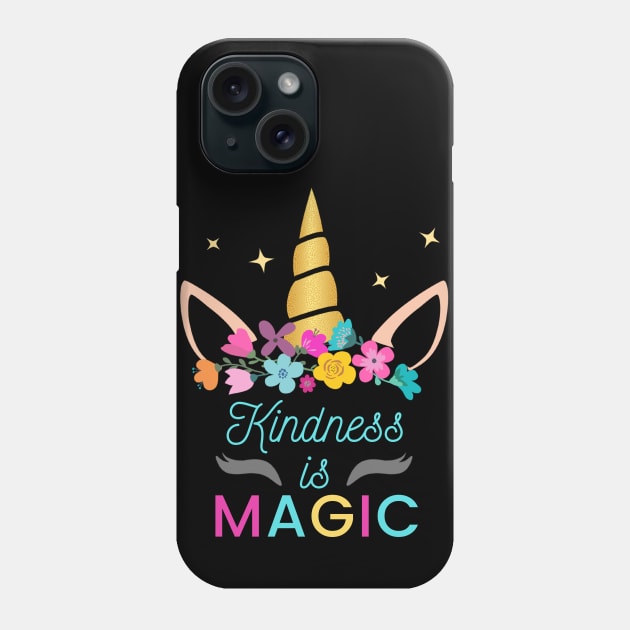 Kindness is Magic Phone Case by Ribsa