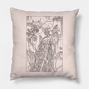 John William Waterhouse - "The Soul of the Rose" Pillow