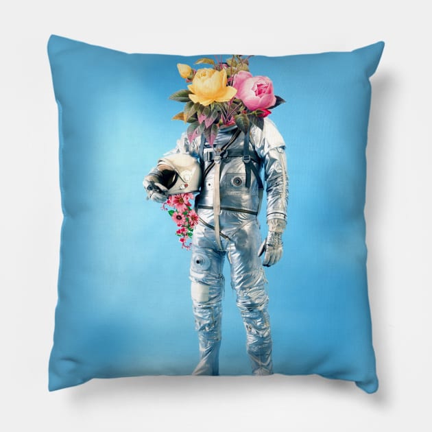 Flower Head Pillow by VKArt