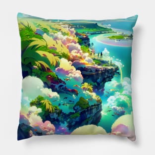 Fantasy Cliffs Pillow