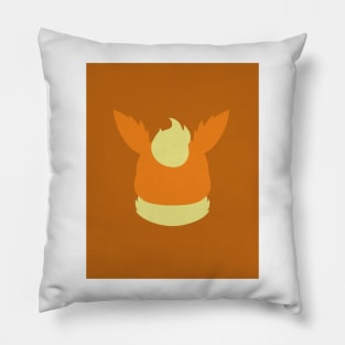 Minimalist Fire Type Pillow