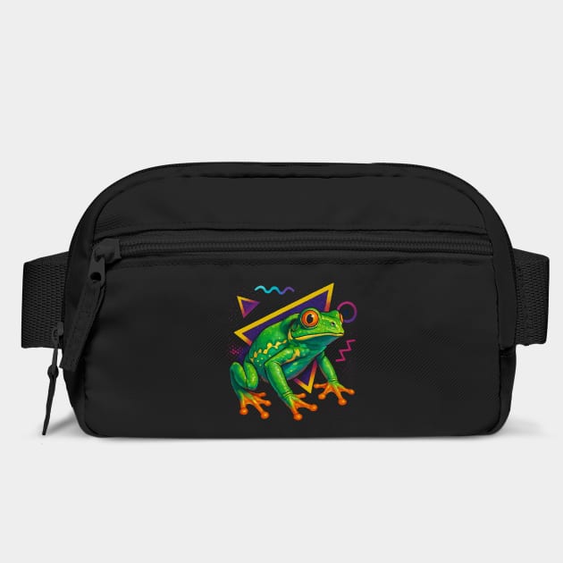 Retro Neon Waxy Monkey Tree Frog by Reptiq's Store