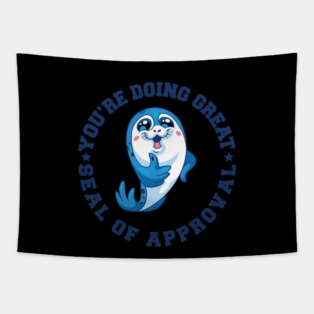 Arctic Seal of Approval Tapestry by korstee