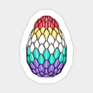 Sapphic (New) Pride Dragon Egg Magnet