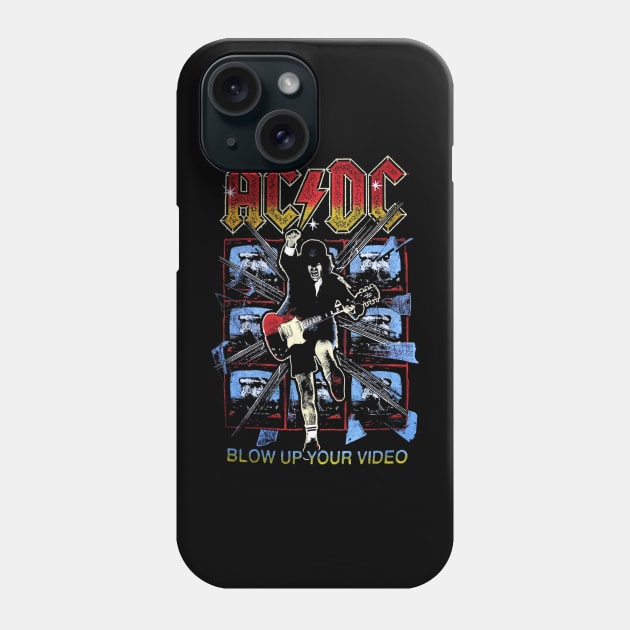 Vintage ACDC Phone Case by From Cake