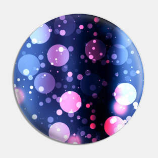 Magical lights with multicoloured confetti Pin