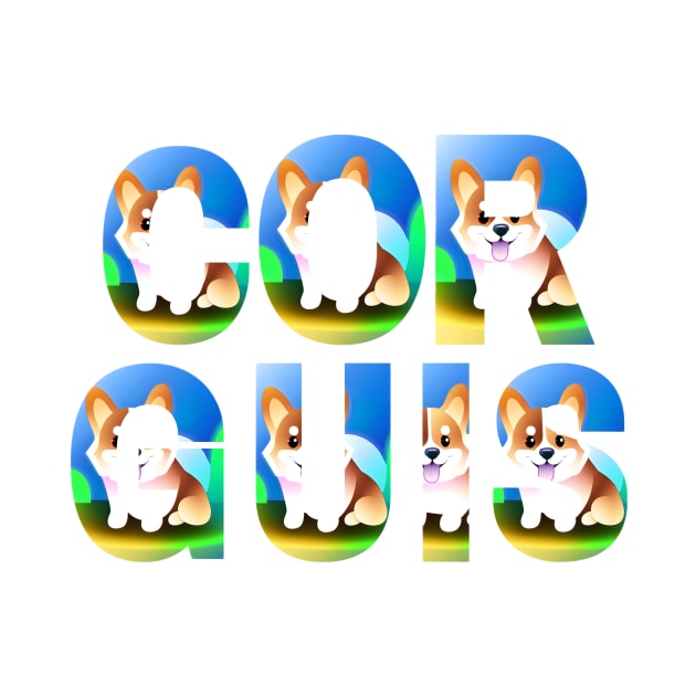 Cute Corgis by Sanarnos