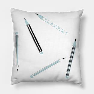 Pencils Blue - Full Size Image Pillow