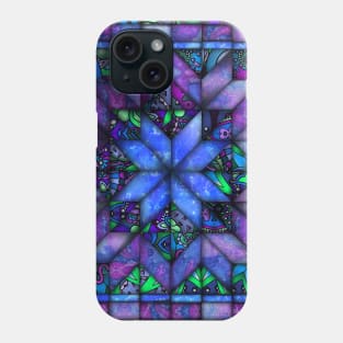 Blue and Purple Quilt Phone Case