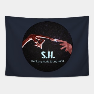 Scary Movie Strong Hand Tapestry