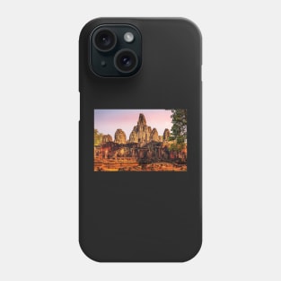 Bayon temple sunset Phone Case