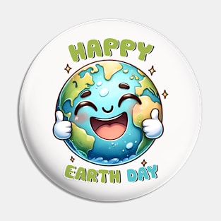 Happy Earth Day Pin