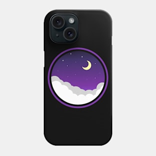 Moonlit Night Above The Clouds Phone Case