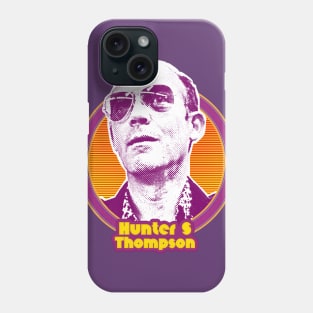 Hunter S Thompson / Retro Styled Fan Art Design Phone Case