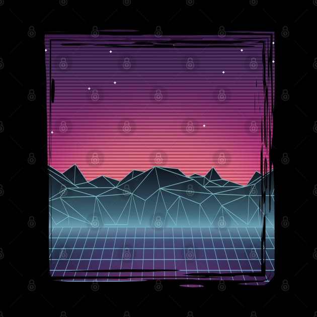 Vaporwave Landscape of the Future by edmproject