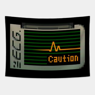 ECG - Caution Tapestry