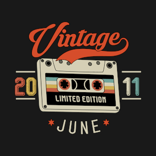 June 2011 - Limited Edition - Vintage Style T-Shirt