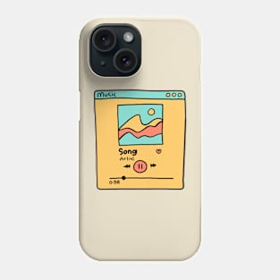 music retro art Phone Case