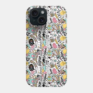 Communication doodles Phone Case