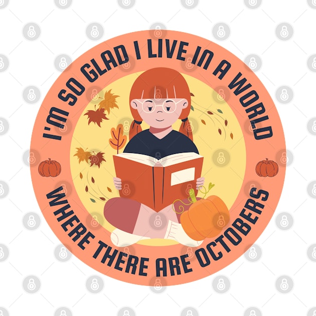 Book Quote Anne of green gables - October and autumn theme by Bookish merch shop