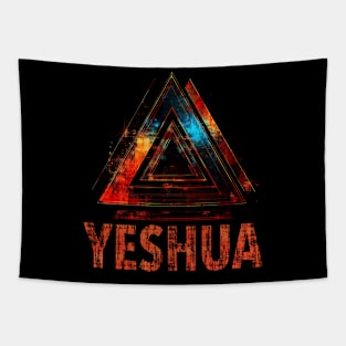 Yeshua Triangle Design Tapestry