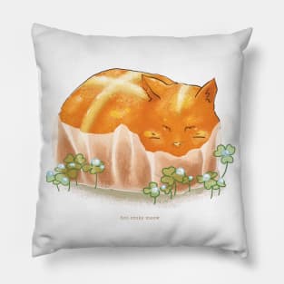 Hot Cross Meow Pillow