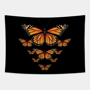 Monarch butterflies in formation Tapestry