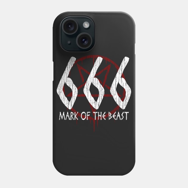 SATANISM AND THE OCCULT - 666 MARK OF THE BEAST Phone Case by Tshirt Samurai