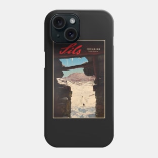 Sils, Engadine, Switzerland, Ski Poster Phone Case