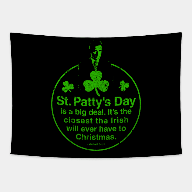 St. Patty's Day by Michael Scott Tapestry by huckblade