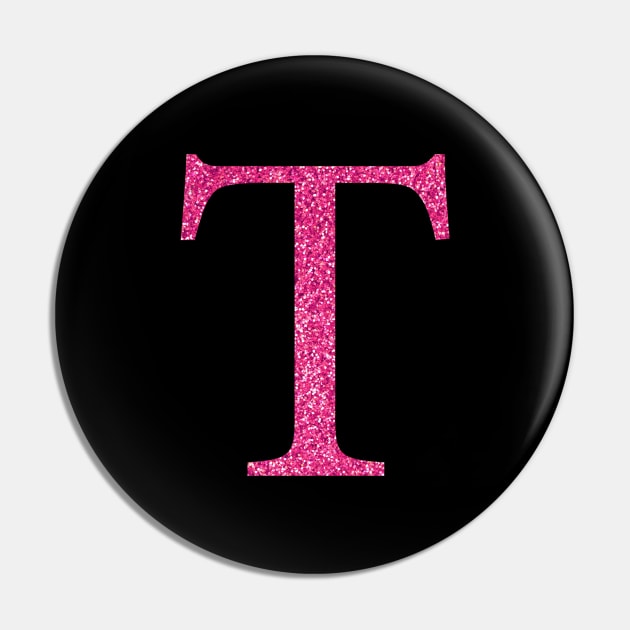 Pink Sparkly T Pin by lolosenese