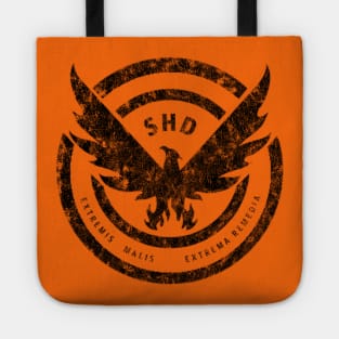 The Division SHD Worn Black Logo Tote