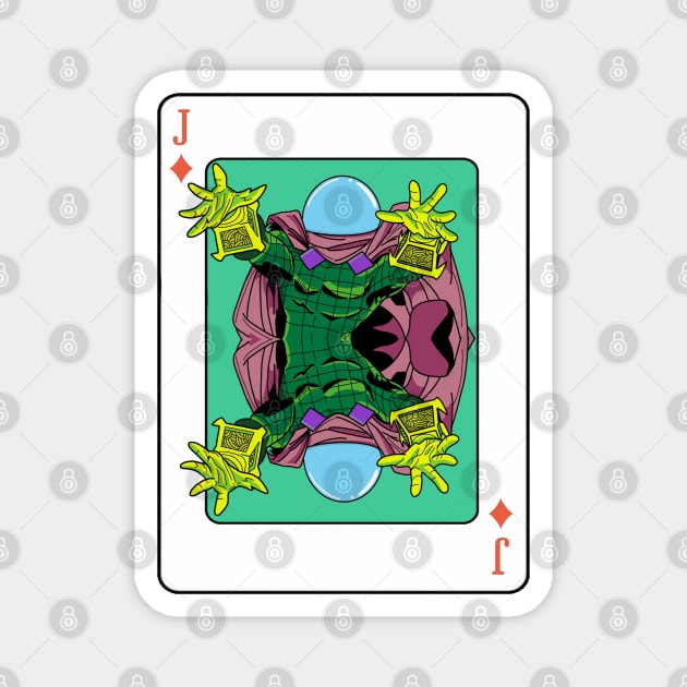 Mysterio Card Magnet by Milasneeze