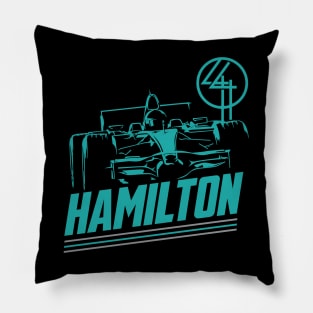 Lewis Hamilton 44 T-Shirt F1 Grand Prix Pillow