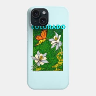 Colorado Monarch & Columbine Phone Case