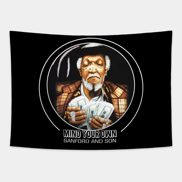 Mind Your Own - Sanford And Son Tapestry by Mortensen