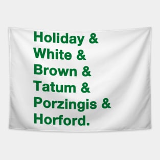 Celtics '23-'24 Playoff Squad Tapestry