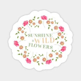 Sunshine & Wild Flowers Magnet